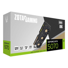 ZOTAC GeForce RTX 5070 žaidimų vaizdo plokštė, 12 GB GDDR7, 192 bitų ZOTAC GeForce RTX 5070 žaidimų vaizdo plokštė, 12 GB GDDR7, 192 bitų