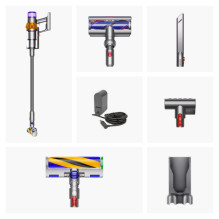 Vertikalus dulkių siurblys Dyson Dyson V15 „Detect Absolute“ (2026) su 4 antgaliais Vertikalus dulkių siurblys Dyson Dyson V15 „Detect Absolute“ (2026) su 4 antgaliais