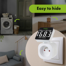 GreenBlue energy meter, wattmeter, 16A, max. 3680W, sub-memory, GB620 E GreenBlue energy meter, wattmeter, 16A, max. 3680W, sub-memory, GB620 E