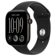 Išmanusis laikrodis Apple Watch Series 12 GPS + Cellular 42mm juodas aliuminio korpusas su juodu sportiniu dirželiu - S Išmanusis laikrodis Apple Watch Series 12 GPS + Cellular 42mm juodas aliuminio korpusas su juodu sportiniu dirželiu - S