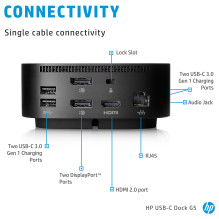 HP USB-C dokas G5