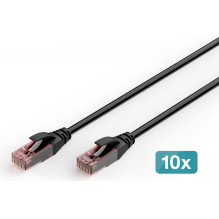 Digitus CAT6 U-UTP lauko tinklo kabelis 10X10M Black Digitus CAT6 U-UTP lauko tinklo kabelis 10X10M Black