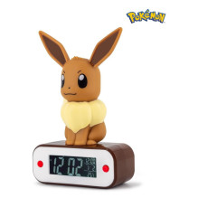 Digital Alarm Clock - TEKNOFUN Pokémon Eevee Luminous 3D Figurine Bronze, White Digital Alarm Clock - TEKNOFUN Pokémon Eevee Luminous 3D Figurine Bronze, White