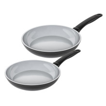 Frying pan - Kuhn Rikon Easy Ceramic 24 + 28 cm Black Frying pan - Kuhn Rikon Easy Ceramic 24 + 28 cm Black