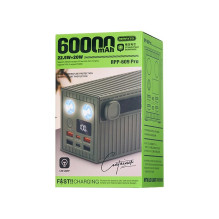 Išorinė baterija Power Bank Remax RPP-609 Pro 22.5W 60000mAh pilka Išorinė baterija Power Bank Remax RPP-609 Pro 22.5W 60000mAh pilka