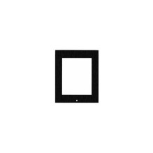 Entrance panel 2N Verso - 1 module - surface mounting / frame - Black
