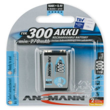 Ansmann Ansmann 1 maxE Akku NiMH 9V-Block 250 mAh deutsch Ansmann Ansmann 1 maxE Akku NiMH 9V-Block 250 mAh deutsch