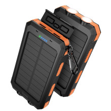 Išorinė baterija Power Bank Hoco J164 Solar 10W 8000mAh juoda Išorinė baterija Power Bank Hoco J164 Solar 10W 8000mAh juoda