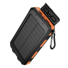 Išorinė baterija Power Bank Hoco J164 Solar 10W 8000mAh juoda Išorinė baterija Power Bank Hoco J164 Solar 10W 8000mAh juoda