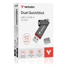 Verbatim Dual QuickStick USB flash drive Verbatim Dual QuickStick USB flash drive