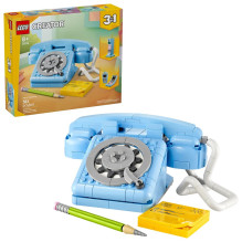 Konstruktorius - LEGO CREATOR 3 IN 1 31174 Retro Telefonas 383 Detalės