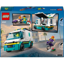 Constructor - LEGO CITY 60451 Ambulance 184 Pieces 5+ Age