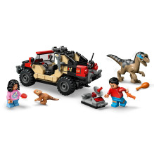 Toy Set - LEGO JURASSIC WORLD 76972 Raptor Off-Road Escape 285 Pieces