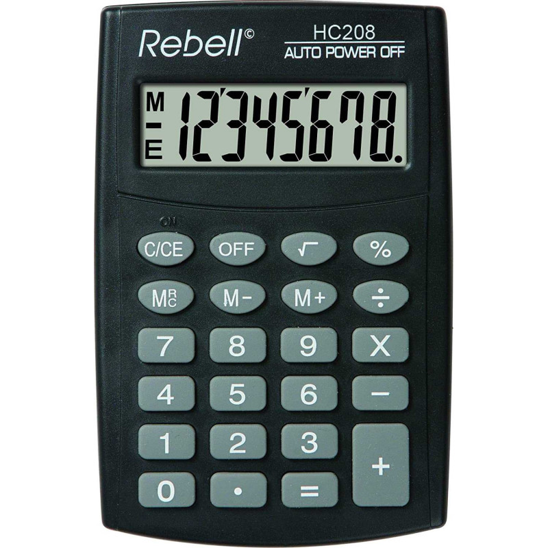 Rebell HC208 juodas