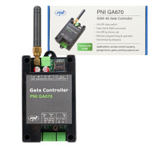 GSM 4G PNI GA670 relay for controlling garage doors, gates, barriers GSM 4G PNI GA670 relay for controlling garage doors, gates, barriers