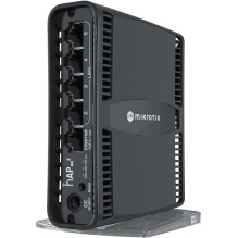Mikrotik hAP ax2 wireless router Gigabit Ethernet Dual-band (2.4 GHz / 5 GHz) Black