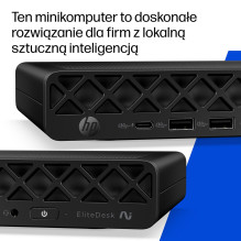 HP EliteDesk 8 Mini G2i AI Ultra 7 356H 16GB DDR5 5600 SSD512 Intel Graphics W11Pro 3Y OnSite