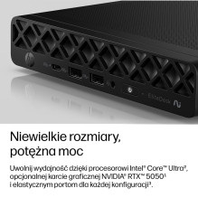 HP EliteDesk 8 Mini G2i AI Ultra 7 356H 16GB DDR5 5600 SSD512 Intel Graphics W11Pro 3Y OnSite