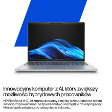 HP EliteBook 8 G1i 14 Ultra 5 225U 14.0"WUXGA 400nits Matas 32GB DDR5 SSD1TB Intel Grafika Cam5MPx+IR 62Wh W11Pro 3