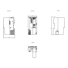 Siemens 6ES7155-6AU01-0BN0 skaitmeninis / analoginis įvesties / išvesties modulis