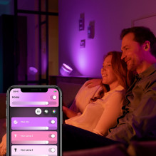 Philips Hue White & Color Ambiance Iris Tischleuchte Weiß 570lm Philips Hue White & Color Ambiance Iris Tischleuchte Weiß 570lm