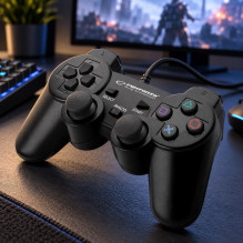 Esperanza EGG107K Gaming Controller Gamepad PC,Playstation 3 Analogue / Digital USB 2.0 Black Esperanza EGG107K Gaming Controller Gamepad PC,Playstation 3 Analogue / Digital USB 2.0 Black