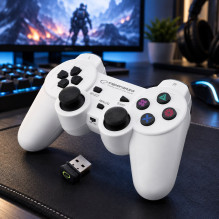 Esperanza EGG108W Gaming Controller Black, White RF Gamepad Analogue / Digital PC, Playstation 3 Esperanza EGG108W Gaming Controller Black, White RF Gamepad Analogue / Digital PC, Playstation 3