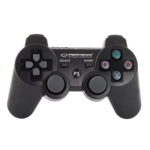 Esperanza EGG109K žaidimų valdiklis, juodas, „Bluetooth“, analoginis, „PlayStation 3“ valdiklis Esperanza EGG109K žaidimų valdiklis, juodas, „Bluetooth“, analoginis, „PlayStation 3“ valdiklis
