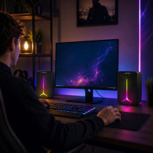 ESPERANZA USB SPEAKERS 2.0 LED RAINBOW FREVO EGS105 ESPERANZA USB SPEAKERS 2.0 LED RAINBOW FREVO EGS105