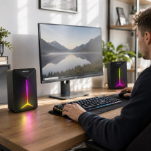 ESPERANZA USB SPEAKERS 2.0 LED RAINBOW FREVO EGS105 ESPERANZA USB SPEAKERS 2.0 LED RAINBOW FREVO EGS105