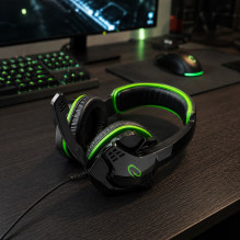 Esperanza EGH310G Headphones with microphone Headband Black, Green Esperanza EGH310G Headphones with microphone Headband Black, Green