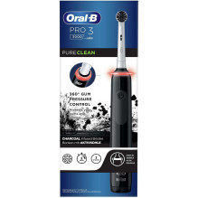Dantų šepetėlis Braun Oral-B Pro 3 3000 PureClean Black Dantų šepetėlis Braun Oral-B Pro 3 3000 PureClean Black