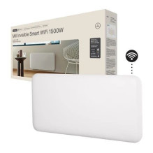 Mill Mill Nematomas Smart WiFi šildytuvas PA1500WIFI4 Panelinis šildytuvas 1500 W Tinka patalpoms iki 18–22 m Baltas IPX Mill Mill Nematomas Smart WiFi šildytuvas PA1500WIFI4 Panelinis šildytuvas 1500 W Tinka patalpoms iki 18–22 m Baltas IPX
