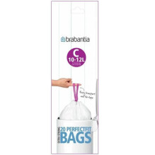 brabantia BRABANTIA „PerfectFit“ šiukšliadėžė C tipo, 10–12 l, 20 maišelių