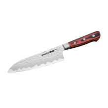 Samura Samura Kaiju universalus virtuvinis santoku peilis su ašmenų laikikliu 180mm pagamintas iš AUS 8 kalto japoniško Samura Samura Kaiju universalus virtuvinis santoku peilis su ašmenų laikikliu 180mm pagamintas iš AUS 8 kalto japoniško