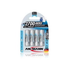 Ansmann Ansmann Mignon NiMh baterija 4xAA 2700mA Ansmann Ansmann Mignon NiMh baterija 4xAA 2700mA