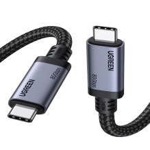 Ugreen Kabelis USB C kištukas – USB C kištukas USB4 240W 1m 40Gbps 16K@60Hz 80Gbps Thunderbolt L706 UGREEN Ugreen Kabelis USB C kištukas – USB C kištukas USB4 240W 1m 40Gbps 16K@60Hz 80Gbps Thunderbolt L706 UGREEN