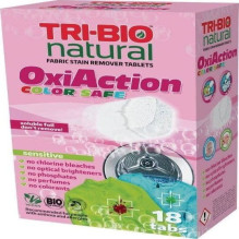 tri-bio TRI-BIO TABLETĖS VEĻAS MAZGĀŠANAI OXY-ACTIOON SPALVA 18 TAB 0138 tri-bio TRI-BIO TABLETĖS VEĻAS MAZGĀŠANAI OXY-ACTIOON SPALVA 18 TAB 0138