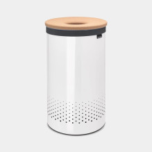 brabantia BRABANTIA Skalbinių dėžė skalbinių grozs 60l Kamštinis dangtis - baltas 104404