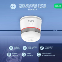 iLike Ismanusis bevielis patalpos dumu jutiklis ar 85dB sirena TUYA ZigBee MQTT iLike Ismanusis bevielis patalpos dumu jutiklis ar 85dB sirena TUYA ZigBee MQTT