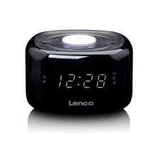 LENCO Lenco CR12BK FM clock radio with night light LENCO Lenco CR12BK FM clock radio with night light