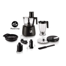 Philips 7000 Series Food Processor HR7776 / 90 (Prece ar Bojatu iepakojumu) Black Philips 7000 Series Food Processor HR7776 / 90 (Prece ar Bojatu iepakojumu) Black