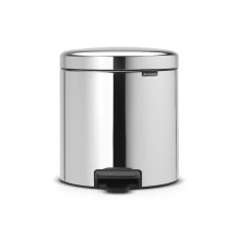 brabantia BRABANTIA šiukšliadėžė su pedalu NewIcon 5 l, blizgantis plienas 112621