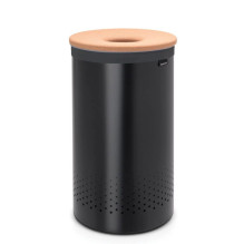 brabantia BRABANTIA Skalbinių dėžė skalbinių grozs 60l Kamštinis dangtis – juodas 120022 brabantia BRABANTIA Skalbinių dėžė skalbinių grozs 60l Kamštinis dangtis – juodas 120022