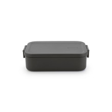 brabantia BRABANTIA Make &amp; Take pusdienu kārba vidēja dark grey 202520