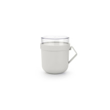 brabantia BRABANTIA Make &amp; Take zupas kārba 0.6L light grey 203848