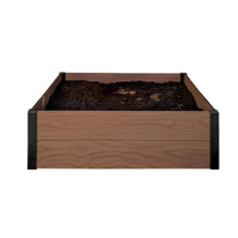 Keter Keter Apmalīte kvadrāta puķu dobei Maple Square 106x106x32cm brūna 29209665 Keter Keter Apmalīte kvadrāta puķu dobei Maple Square 106x106x32cm brūna 29209665