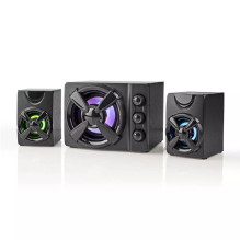 NEDIS Nedis GSPR31021BK Spēļu skaļrunis 2.1 / 33W / LED