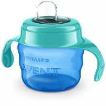 Philips Philips Avent Easy Gurkšnokite treniruočių puodelį su rankenomis 6M + 200ml silikoninis snapelis žalias SCF551 / Philips Philips Avent Easy Gurkšnokite treniruočių puodelį su rankenomis 6M + 200ml silikoninis snapelis žalias SCF551 /