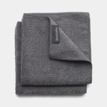 brabantia BRABANTIA Mikrošķiedras lupatiņa 2gb. dark grey 118029